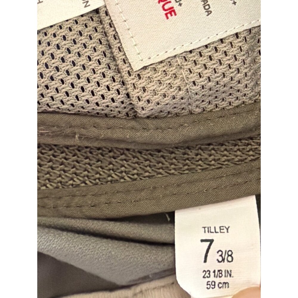 Tilley T4MO-1 Airflo Unisex Hikers Hat 7 3/8 59cm Large Gray Organic MSRP $120 - Picture 10 of 17